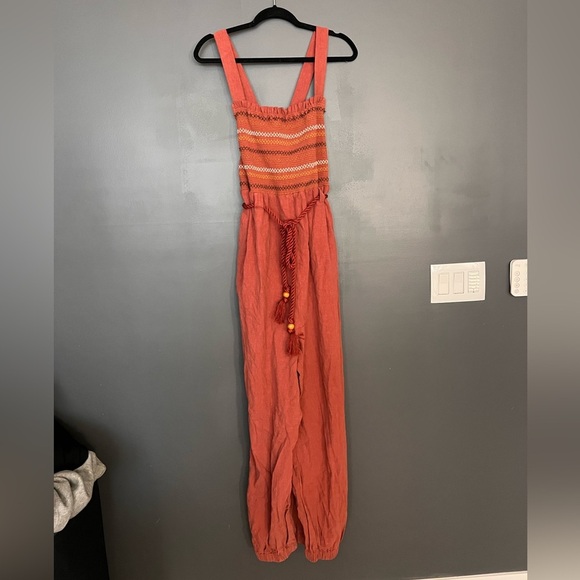 Free People Sienna Smocked Jumpsuit - Picture 10 of 16